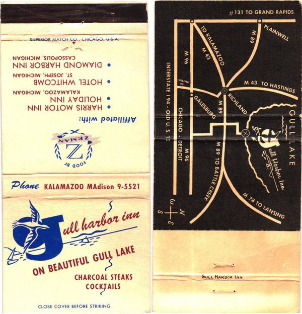 Gull Harbor Inn - Matchbook